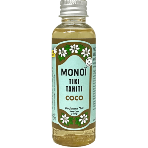 Ulei cosmetic - Răsfăț Tahitian cu Monoi TIKI Tahiti Coco Coconut - Pentru O Piele Catifelată și Păr Strălucitor