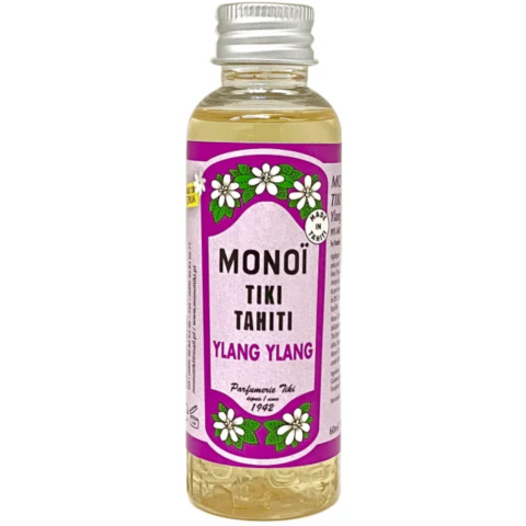 Ulei cosmetic - Descoperă Eleganța Naturală: Ulei Monoi TIKI Tahiti Ylang Ylang pentru Piele și Păr