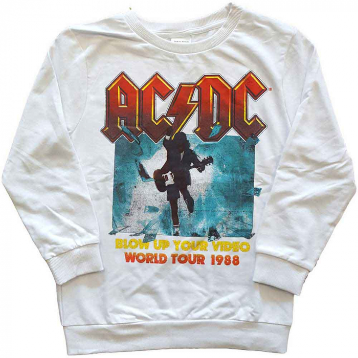 AC/DC Kids Sweatshirt: Blow Up Your Video (7-8 Years) [1]