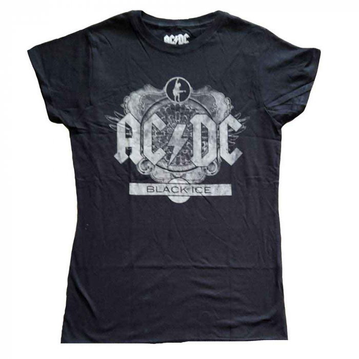 AC/DC Ladies T-Shirt: Black Ice [1]