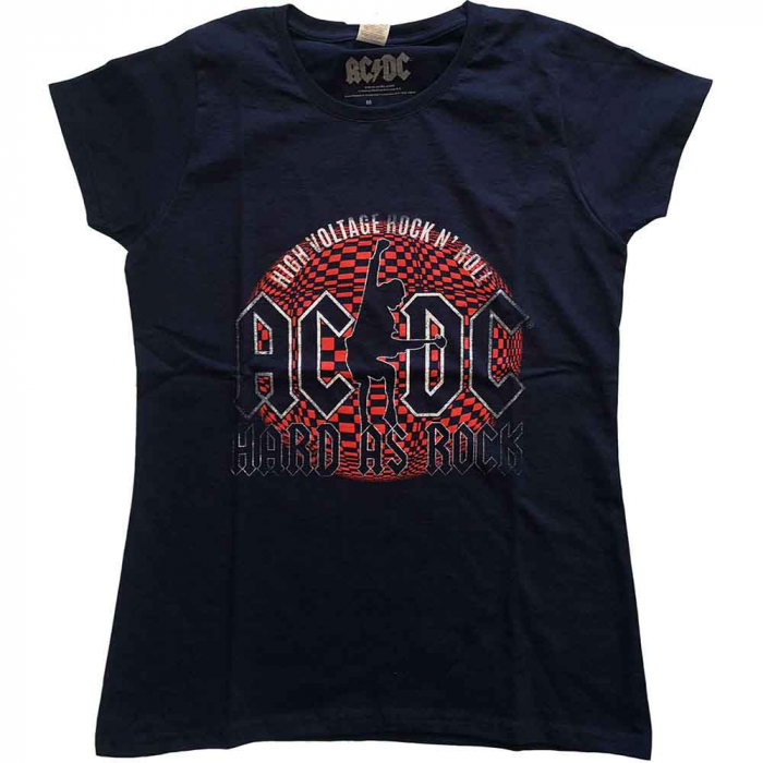 AC/DC Ladies T-Shirt: Hard As Rock [1]