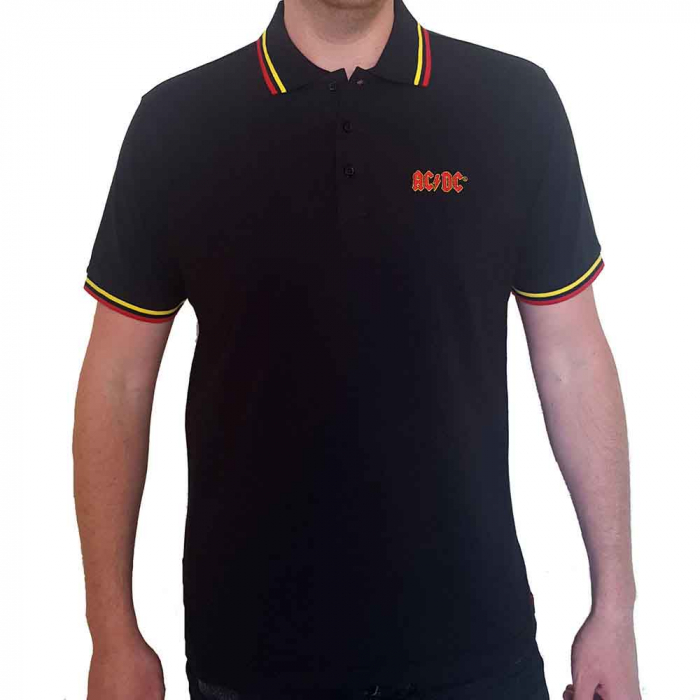 AC/DC Unisex Polo Shirt: Classic Logo [1]