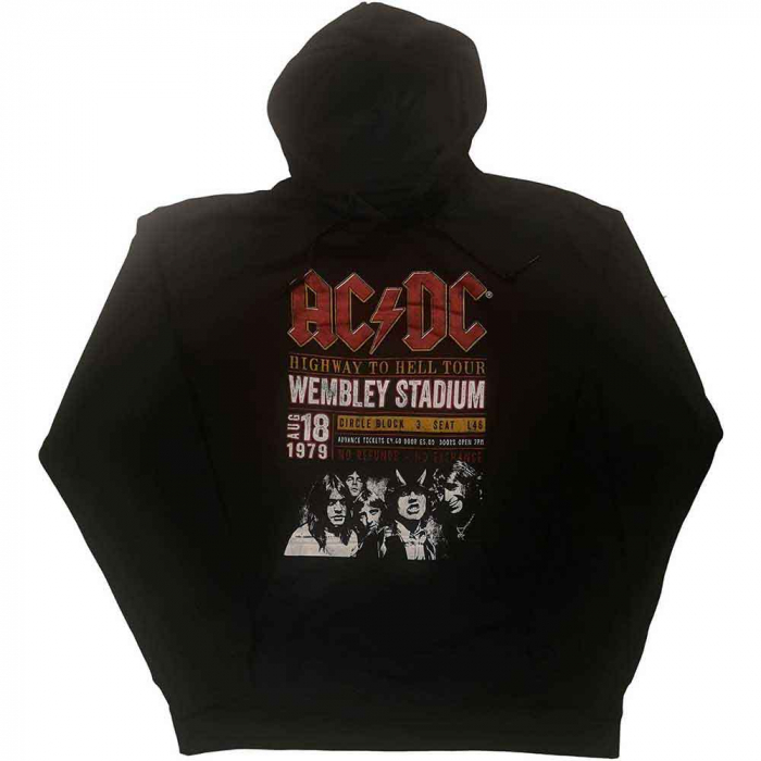 AC/DC Unisex Pullover Hoodie: Wembley '79 [1]