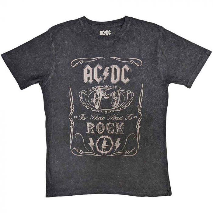 AC/DC Unisex T-Shirt: Cannon Swig (Wash Collection) [1]