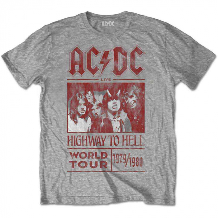 AC/DC Unisex T-Shirt: Highway to Hell World Tour 1979/1980 [1]