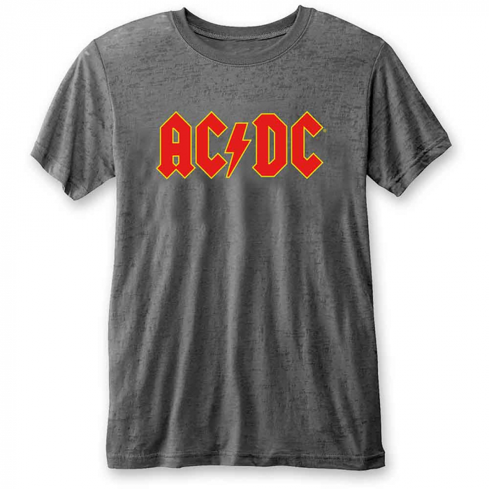 AC/DC Unisex T-Shirt: Logo (Burnout) [1]