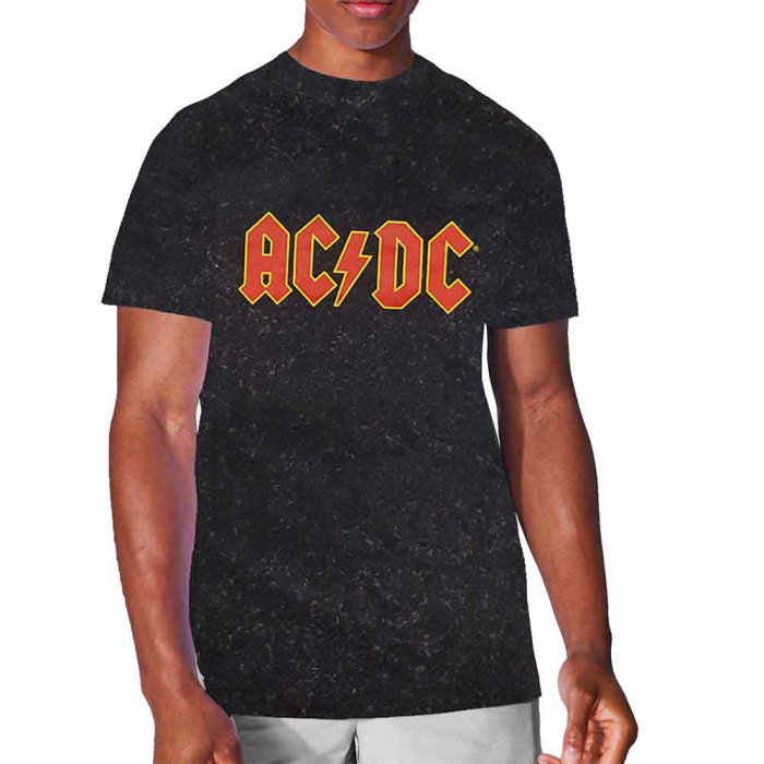 AC/DC Unisex T-Shirt: Logo (Wash Collection) [1]
