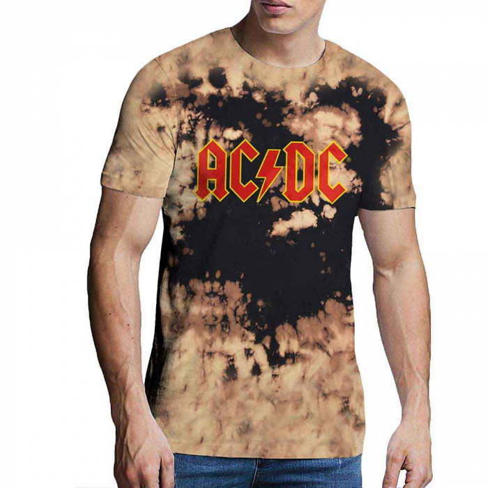 AC/DC Unisex T-Shirt: Logo (Wash Collection) [1]