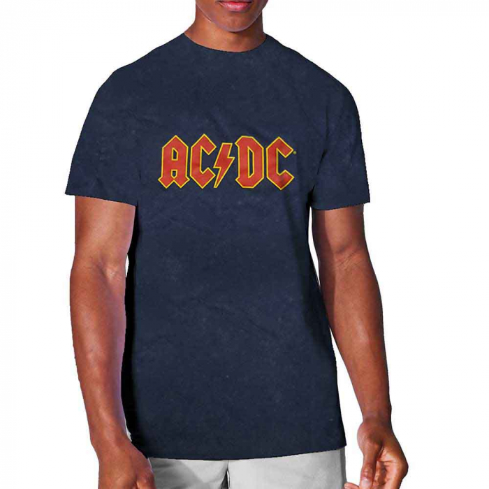 AC/DC Unisex T-Shirt: Logo (Wash Collection) [1]