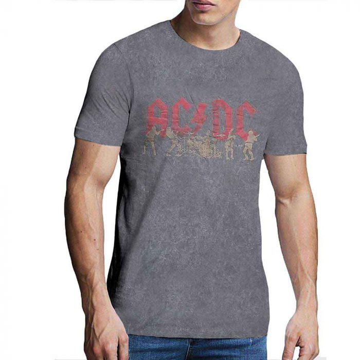 AC/DC Unisex T-Shirt: Vintage Silhouettes (Wash Collection) [1]