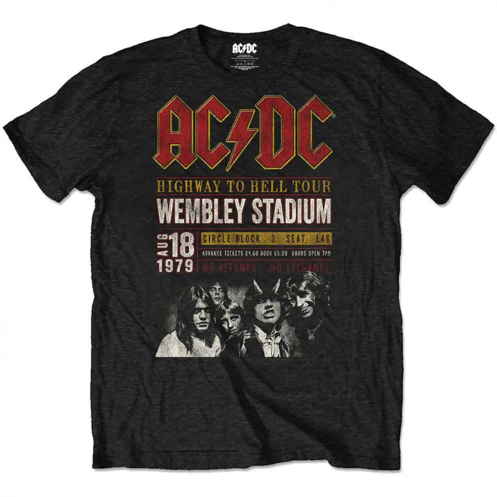 AC/DC Unisex T-Shirt: Wembley '79 (Eco-Friendly) [1]