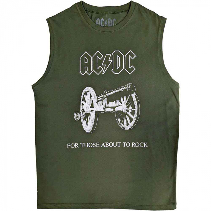 AC/DC Unisex Tank T-Shirt: About To Rock [1]