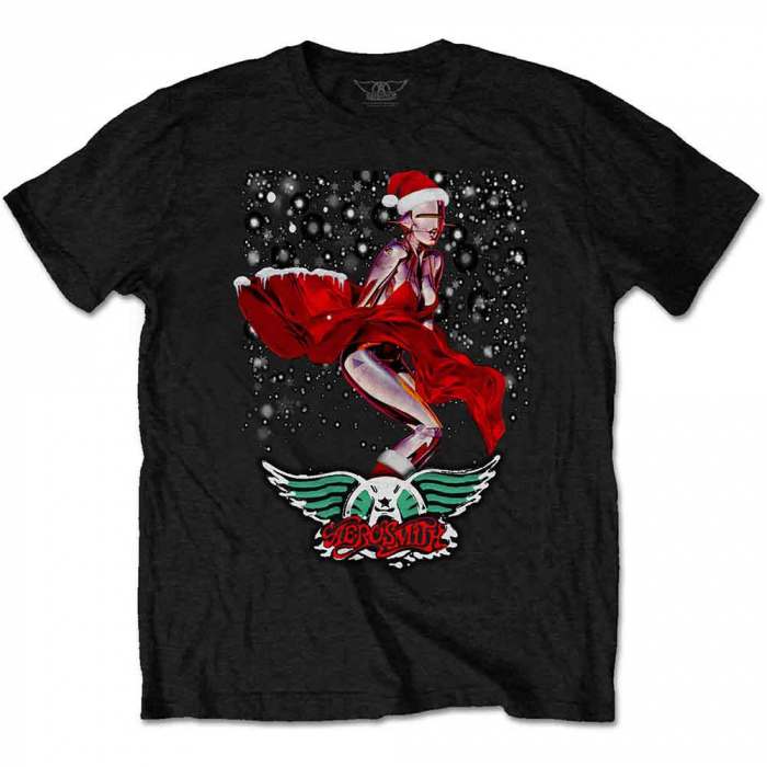 Aerosmith Unisex T-Shirt: Robo Santa [1]