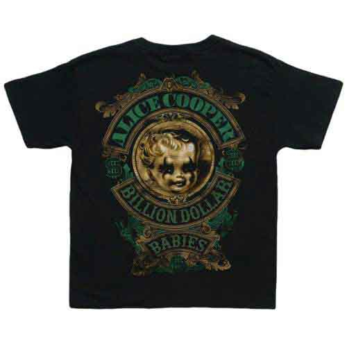Alice Cooper Kids Toddler T-Shirt: Billion Dollar Baby (3-6 Months) [1]