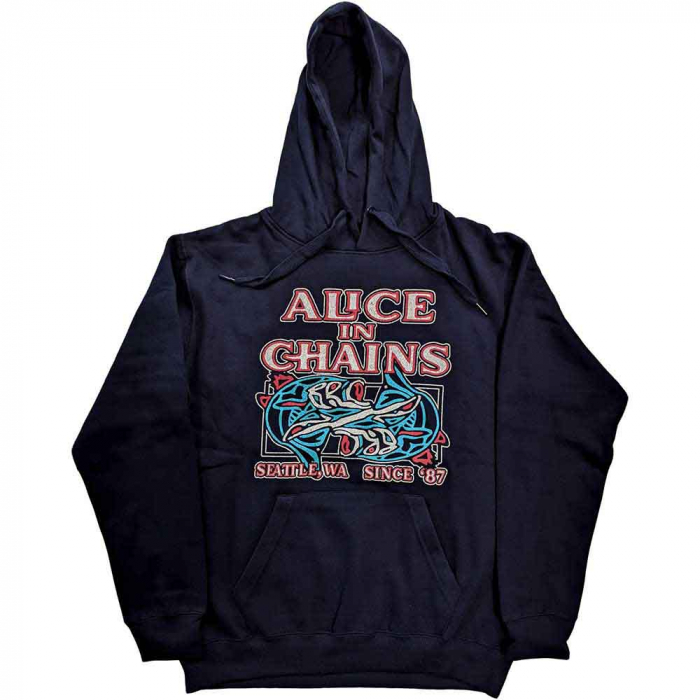 Alice In Chains Unisex Pullover Hoodie: Totem Fish [1]