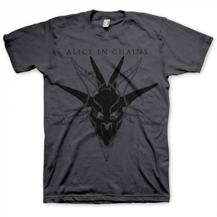 Alice In Chains Unisex T-Shirt: Black Skull [1]