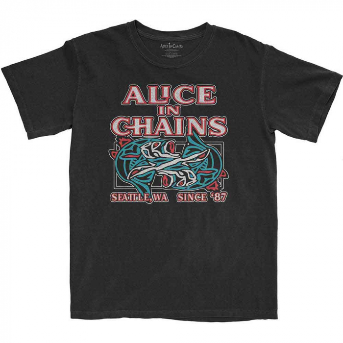 Alice In Chains Unisex T-Shirt: Totem Fish [1]