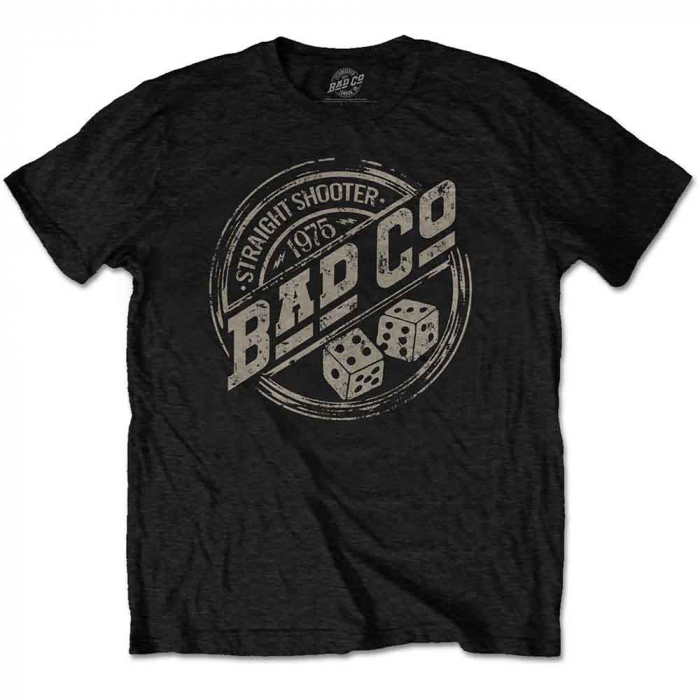 Bad Company Unisex T-Shirt: Straight Shooter Roundel [1]