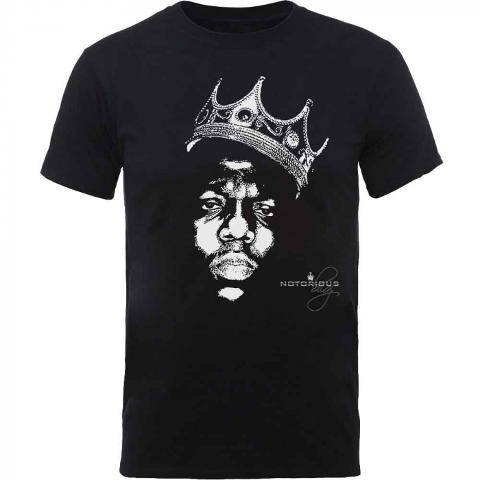 Biggie Smalls Unisex T-Shirt: Crown Face [1]