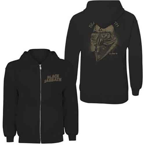 Black Sabbath Ladies Zipped Hoodie: Tour 1978 (Back Print) [1]