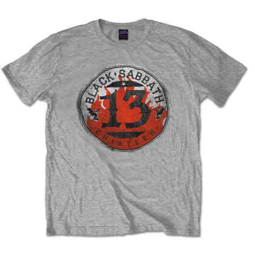 Black Sabbath Unisex T-Shirt: 13 Flame Circle [1]