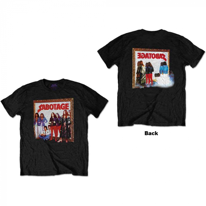 Black Sabbath Unisex T-Shirt: Sabotage (Back Print) [1]