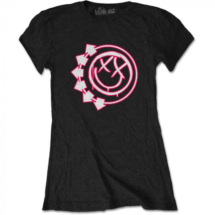 Blink-182 Ladies T-Shirt: Six Arrow Smile [1]