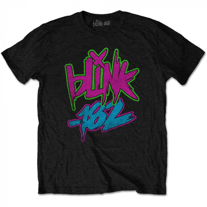 Blink-182 Unisex T-Shirt: Neon Logo [1]
