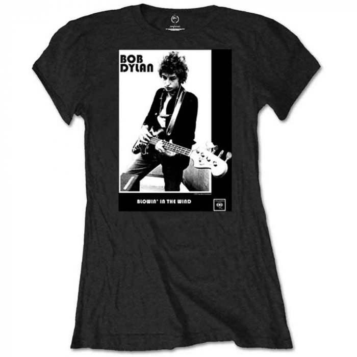 Bob Dylan Ladies T-Shirt: Blowing in the Wind (Retail Pack) [1]