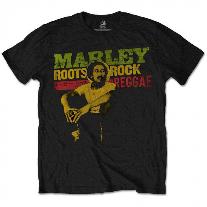 Bob Marley Kids T-Shirt: Roots, Rock, Reggae  (5-6 Years) [1]