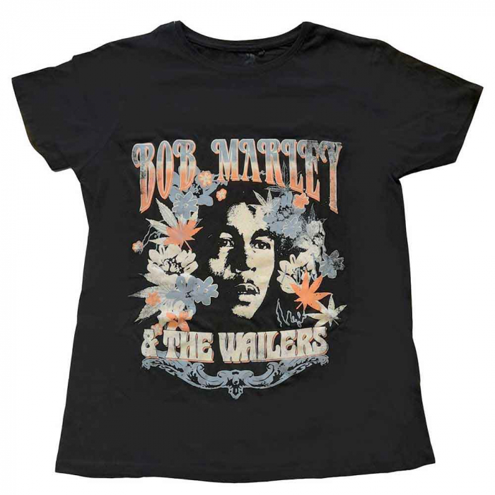 Bob Marley Ladies T-Shirt: & The Wailers (8) [1]