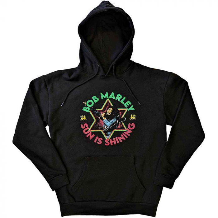 Bob Marley Unisex Pullover Hoodie: Sun Is Shining [1]