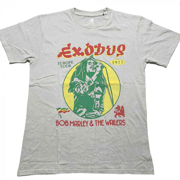 Bob Marley Unisex T-Shirt: 1977 Tour (Wash Collection) [1]