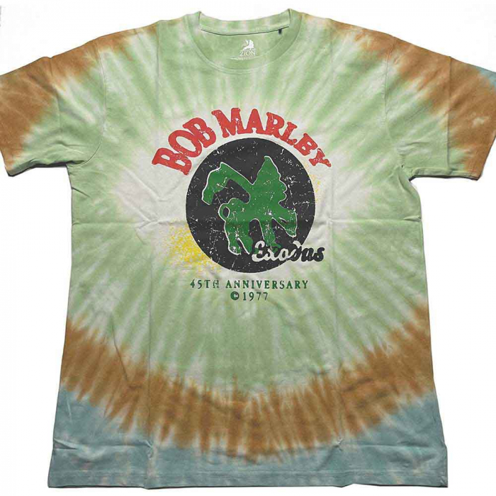 Bob Marley Unisex T-Shirt: 45th Anniversary (Wash Collection) [1]