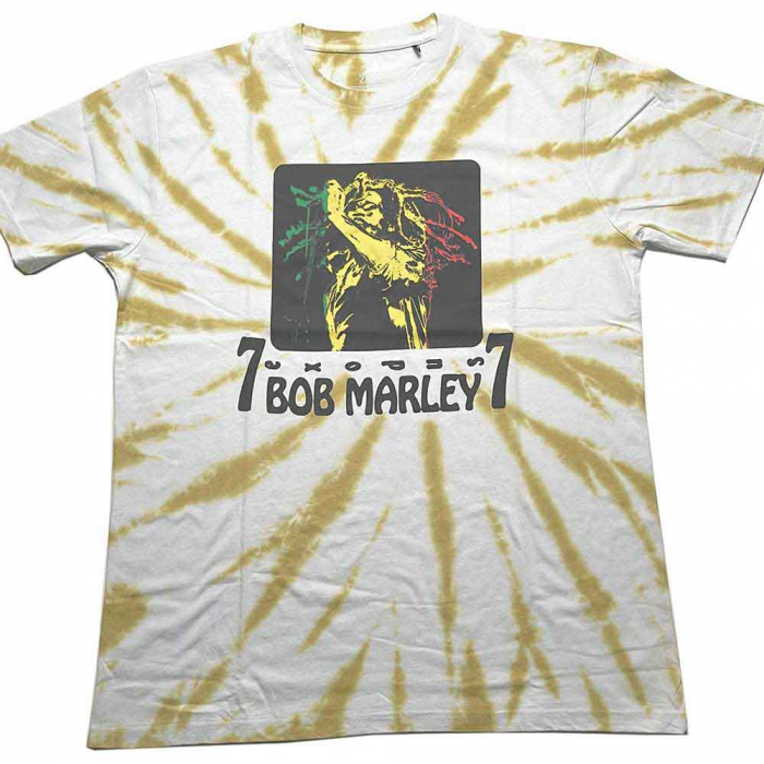 Bob Marley Unisex T-Shirt: 77 (Wash Collection) [1]