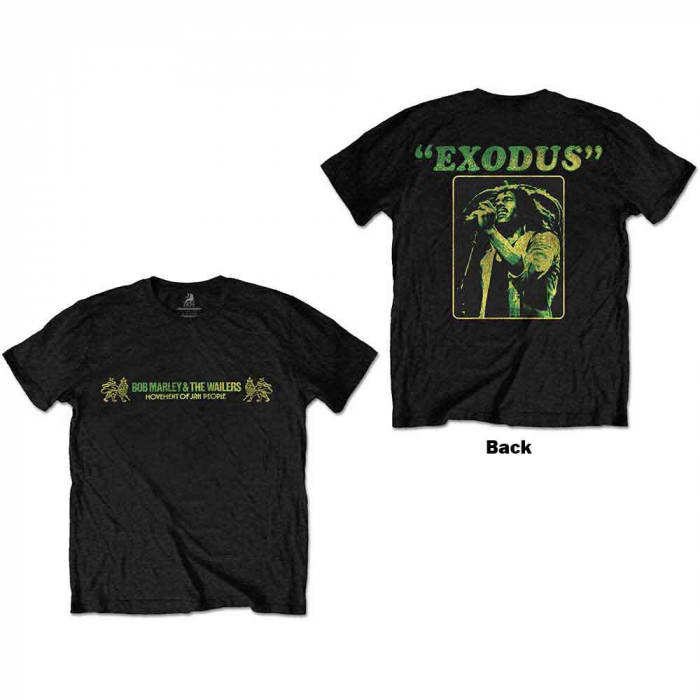 Bob Marley Unisex T-Shirt: Exodus (Back Print) [1]