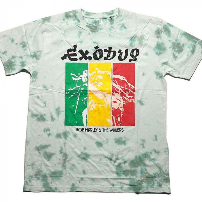Bob Marley Unisex T-Shirt: Rasta Colours (Wash Collection) [1]