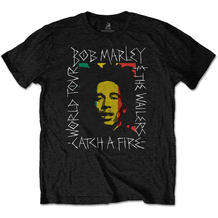 Bob Marley Unisex T-Shirt: Rasta Scratch [1]
