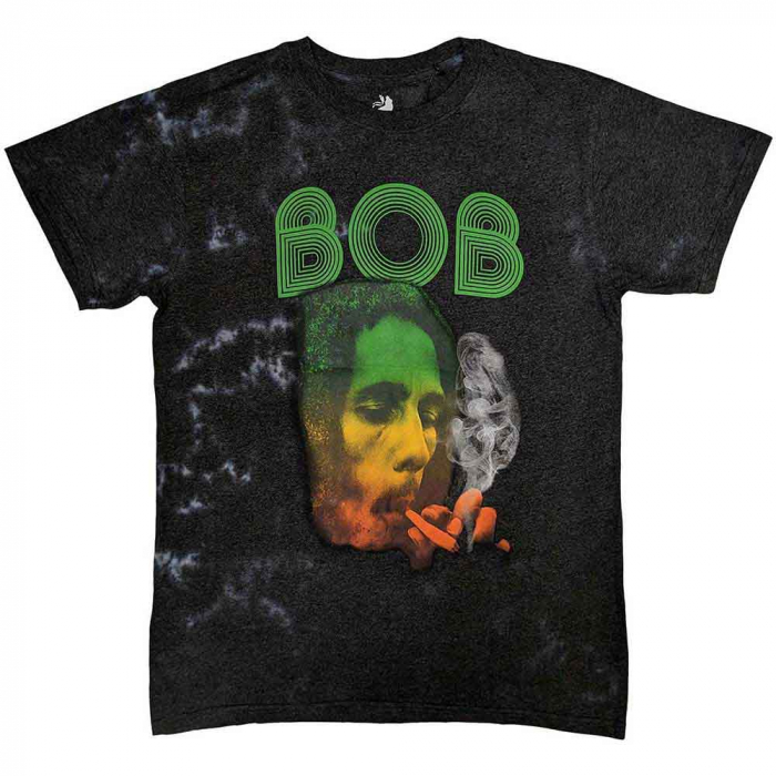 Bob Marley Unisex T-Shirt: Smoke Gradient (Wash Collection) [1]