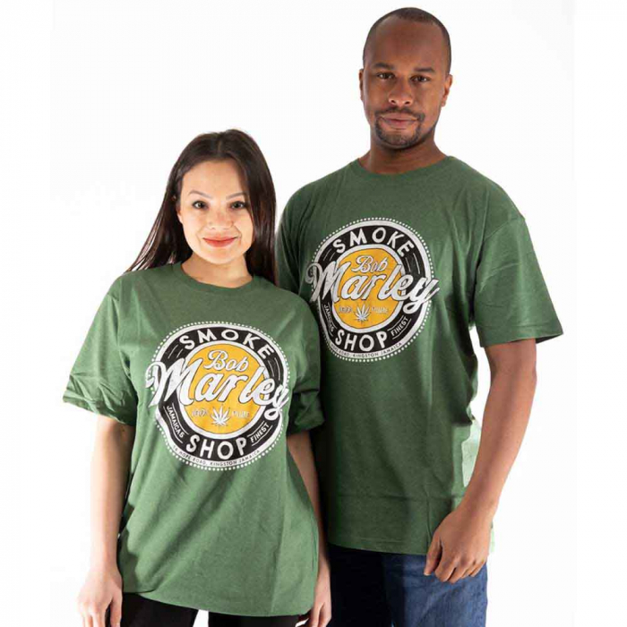 Bob Marley Unisex T-Shirt: Smoke Shop [1]