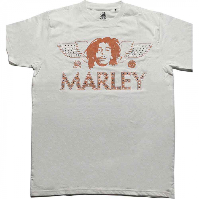 Bob Marley Unisex T-Shirt: Wings (Embellished) [1]