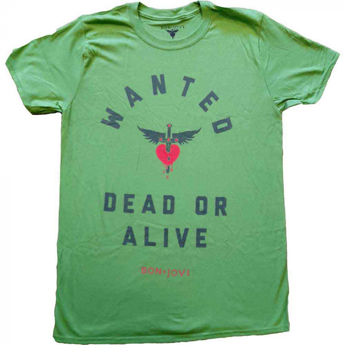 Bon Jovi Unisex T-Shirt: Wanted [1]