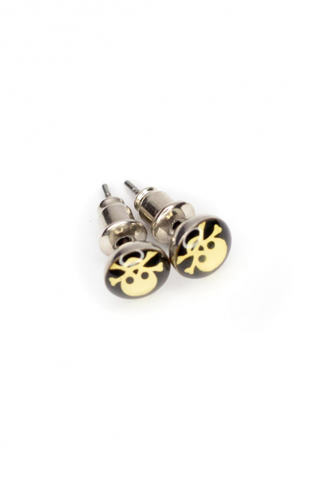 Cercei tip Buton - Skull [2]