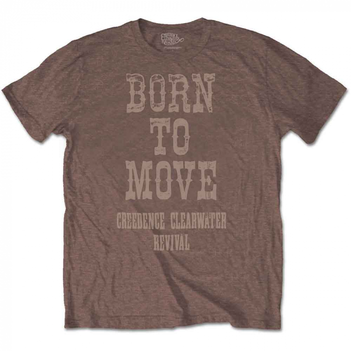 Creedence Clearwater Revival Unisex T-Shirt: Born To Move [1]
