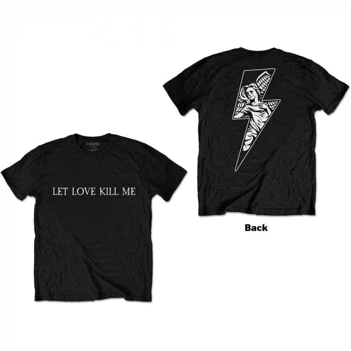 Creeper Unisex T-Shirt: Let Love Kill Me (Back Print) [1]
