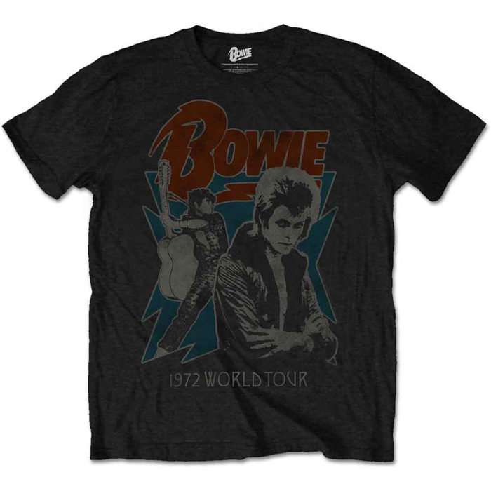 David Bowie Unisex T-Shirt: 1972 World Tour [1]