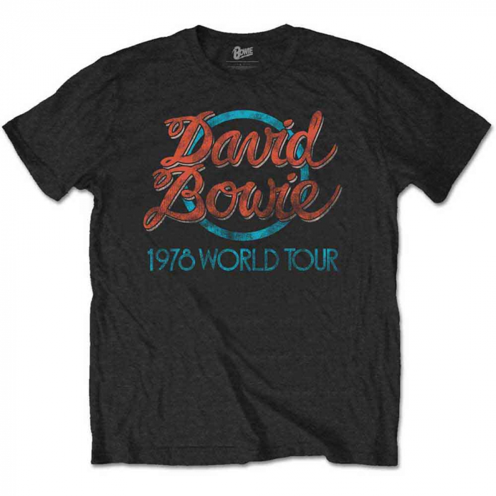 David Bowie Unisex T-Shirt: 1978 World Tour [1]
