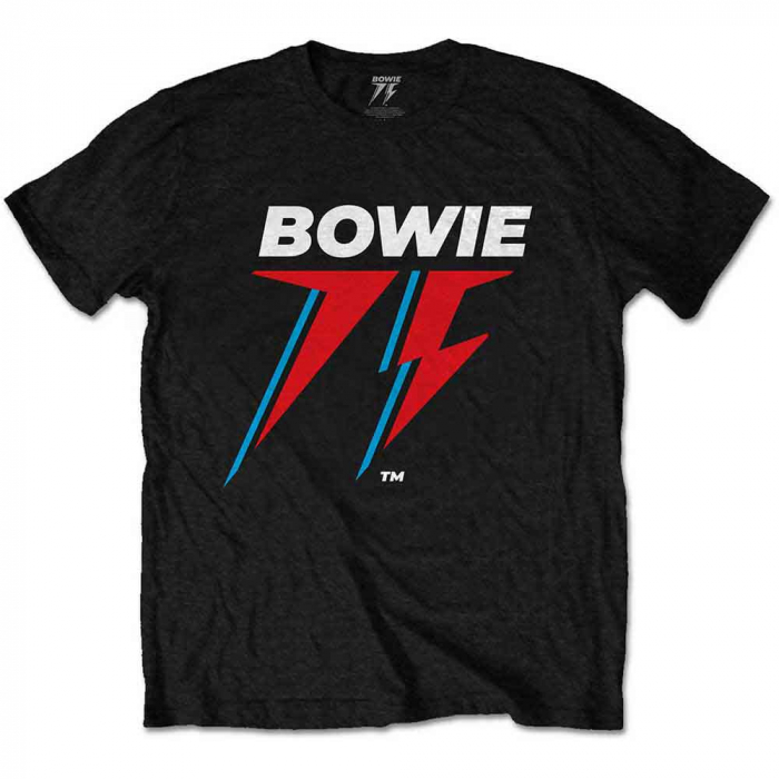 David Bowie Unisex T-Shirt: 75th Logo [1]