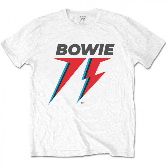 David Bowie Unisex T-Shirt: 75th Logo [1]