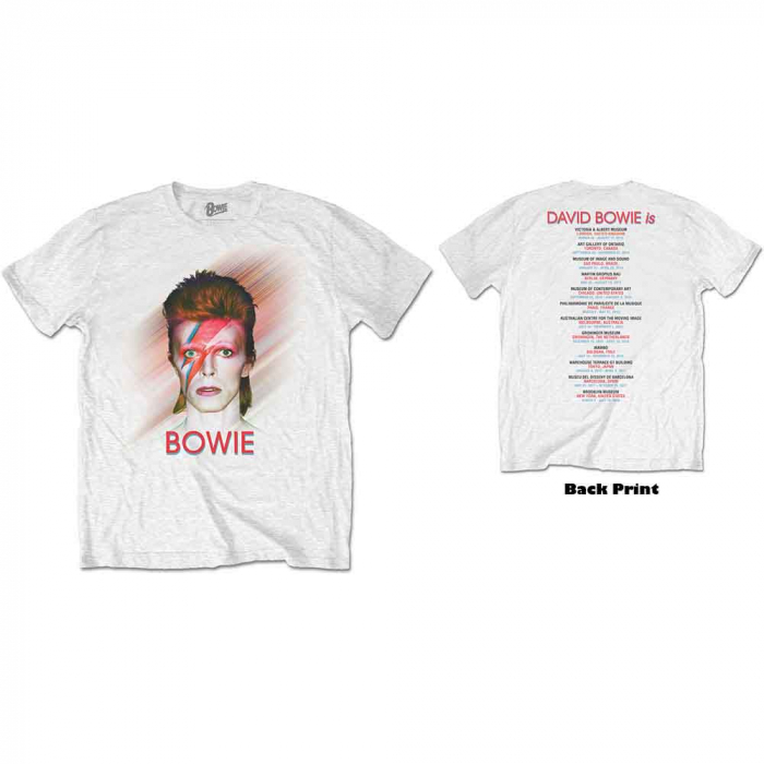 David Bowie Unisex T-Shirt: Bowie Is (Back Print) [1]